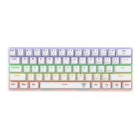 Teclado T-Dagger Arena Lite TGK321W Rainbow Switch Red Español - White