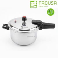 Olla A Presión Facusa 7l De Acero Inoxidable