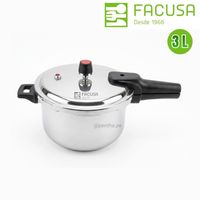 Olla A Presión Facusa 3l De Acero Inoxidable