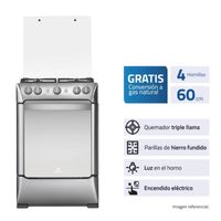 Cocina Indurama 4 Hornillas Granada Croma