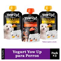Pack x3 Yogurt para Perros YowUp Sabores Variados 85gr