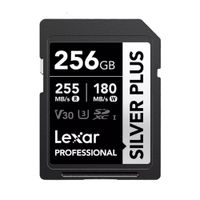 Memoria SD Lexar Professional 256GB SILVER PLUS - R:255mb - W:180mb