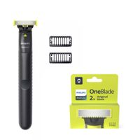 Combo Afeitadora de barba Oneblade Philips QP1424_10 + Cuchilla Repuesto Philips QP220_51