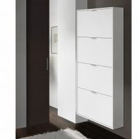 Zapatera Clásica Innova color Blanco 4 PUERTAS TU MESITA