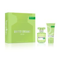 Set Perfume United Dreams Live Free Benetton Mujer Edt 80Ml + Body Lotion 75Ml