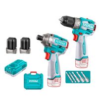 Taladro + Atornillador de Impacto 16V TOTAL
