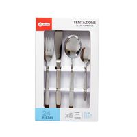Set de Cubiertos Tentazione 24 piezas