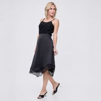 Falda Midi Mujer Lace Zafin Poliéster