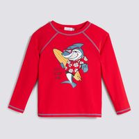 Ropa De Baño Niño Licra Manga Larga Lisa Circus