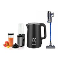 Combo Taurus Licuadora Shake Away + Hervidor Eléctrica + Aspiradora Ultimate Comfort Negro