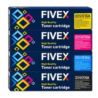 Kit de Tóner HP 126A Compatible CMYK – Negro, Cyan, Magenta y Amarillo