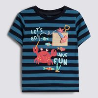 Polo Manga Corta Bebé Niño Navy 3D Baby Circus