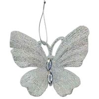 Colgante DECO HOME Mariposa Brillo Blanca