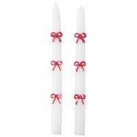 Set de Velas DECO HOME Lazo Tradicional x2un