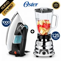 Combo Oster Licuadora 2 vel. 250-22 clásica + Plancha Pesada