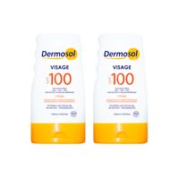 Dermosol Visage Crema Fotoprotectora SPF100 La Cooper 60g, Pack 2 Unidades