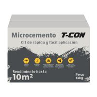 Kit Microcemento T-con Pared Gris Natural