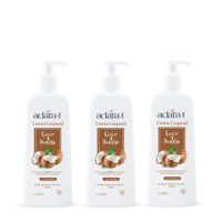 Crema Corporal de Coco y Avena La Cooper 450g, Pack 3 Unidades
