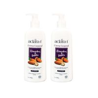 Crema Corporal de Almendras y Vainilla La Cooper 450g, Pack 2 Unidades
