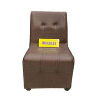 Sillón Individual Sillón Modular Sillón de espera Café - TEMEL