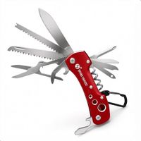 Navaja Multiuso KH5011 Roja 12 En 1 Acero Inoxidable