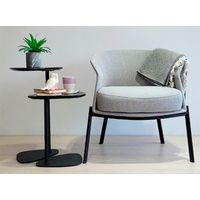 Sillón Bell Gris B/Negro - Ziyaz