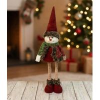 Muñeco Patilarga Navidad de 60cm  Snowman
