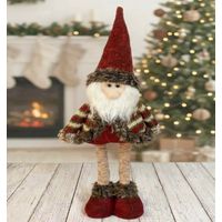 Muñeco Patilarga Navidad de 60cm  Papa Noel