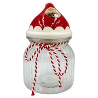 Canister DECO HOME Gorro Navidad Rústica