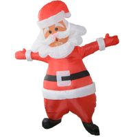 Disfraz Inflable Papá Noel Animado para Adulto