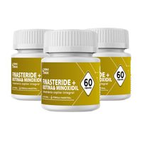 Finasteride 1mg & Minoxidil 5mg & Biotina 10mg 60 cap Dermo Sumak 3 Uni