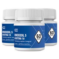 Minoxidil 5mg & Biotina 10mg 60capsulas Dermo Sumak 3 Uni