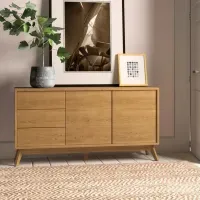Recibidor Contemporáneo Escalar Marrón 145 cm