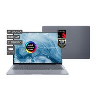 Laptop ASUS 14"" Oled Artic Blue UX3480QA-U1130W X1-Plus 8GB 512GB + Funda