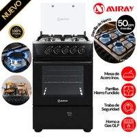 Cocina a Gas Miray ANIS PLUS GLP 4 Hornillas (Disponible a GLP)