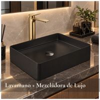 SET LUXURY ROYAL Lavamanos + Mezcladora Dorada