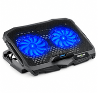 Cooler con Base para Laptop Airboom Vortex 2 - AB 007- 2 Ventiladores Led Azul