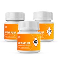 Biotina Pura 10mg 60capsulas - Dermo Sumak 3 Uni