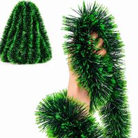 Set de 20 Guirnaldas Verde Navideñas Enredaderas 2mts x 11cm