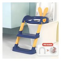 Escalera Con Asiento Incorporado Para Ir Al Baño Para Niños