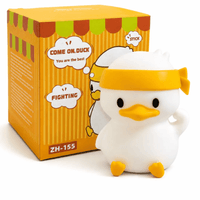 LÁMPARA LED INFANTIL PATITO RECARGABLE USB DE SILICONA