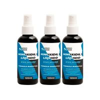 Loción Minoxidil Premium 5% Líquido 120Ml Dermo Sumak 3 Und