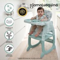 Silla de Comer Multifuncional «MIAU MIAU» Edición Especial Verde