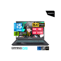 LAPTOP GIGABYTE I5 12500H G5 MF GAMING 15.6"" FHD 144HZ 8GB 512GB Gen4 RTX 4050 6GB FreeDOS