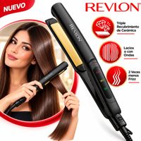 Alisadora Revlon 3x cerámica de 1 pulg. de 64 Watts RVST2174LA2