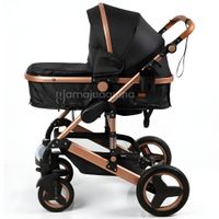 Coche Moisés Travel System de Lujo «SAGITA» Edición Limitada Negro