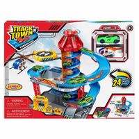 Pista De Juguete Estacionamiento Track 'N Town Express Wheels 24 Piezas