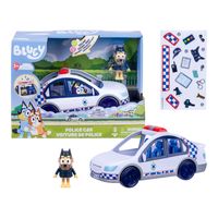 Vehículo Con Figura Policial Bluey Police Car