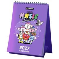 Calendario Anillado STANDFORD BT21 Music 2027