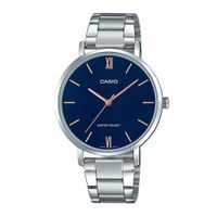 Reloj Casio Resina Plateado Mujer Ltp-Vt01D-2B